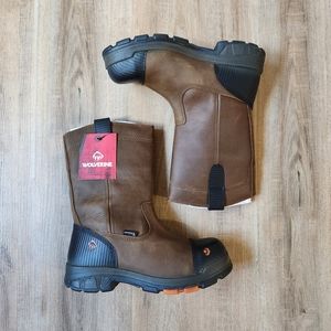 Wolverine Mens Blade LX Waterproof 10" Comp Toe Work Boot 10EW Slip on